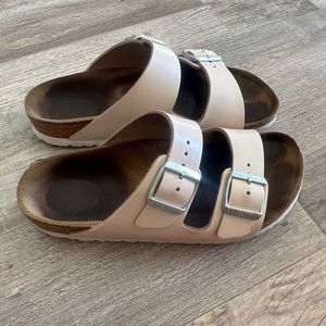 Leather Birkenstock Slides